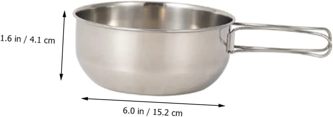 10 Pcs Picnic Tools Travel Pot Stainless Steel Non Stick