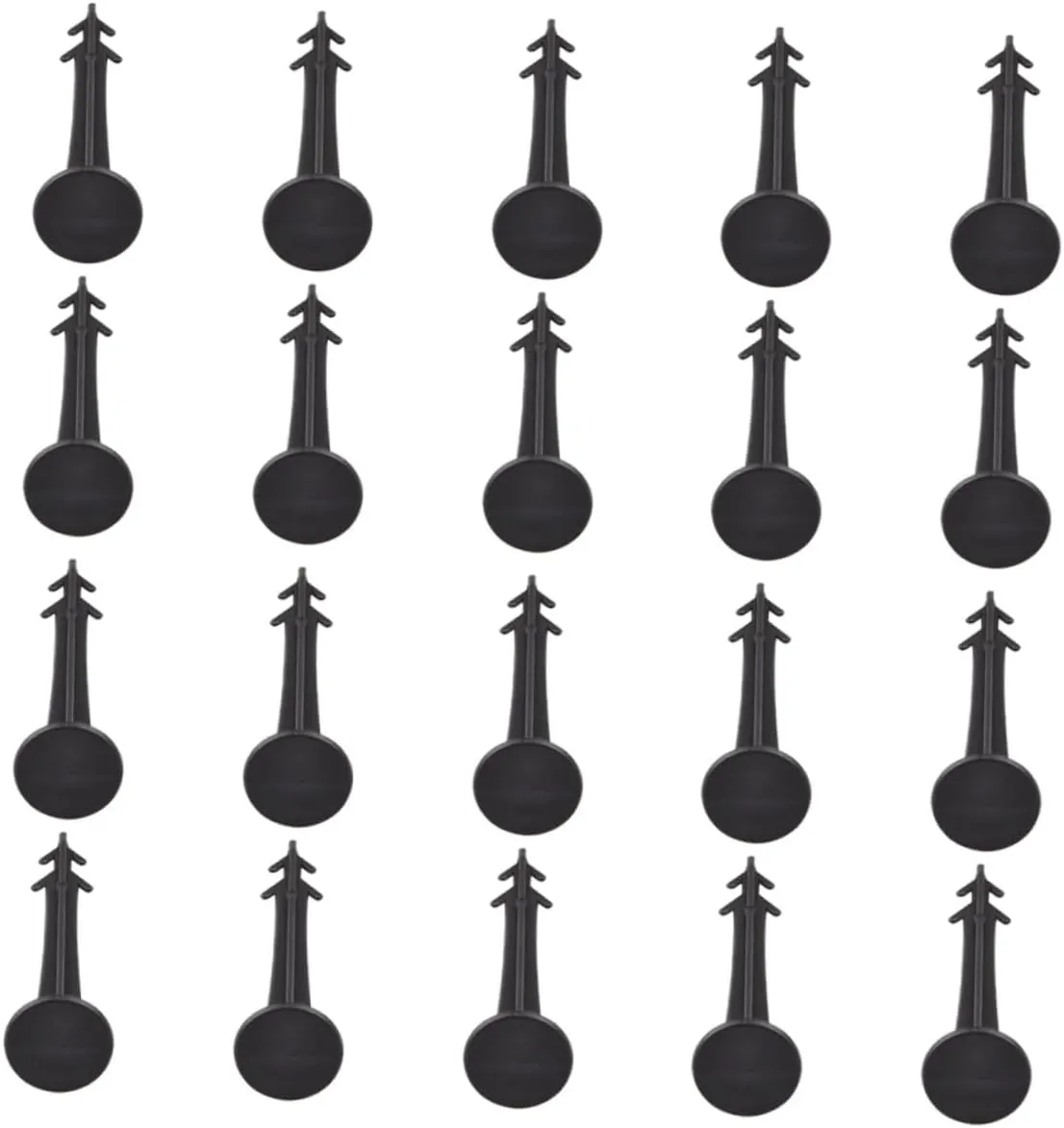 100Pcs Plastic Canopy Stakes Durable Tent Pegs for Camping Beach Gazebo Gardening Sturdy Ground Nails with Enhanced Grip for Secure Tarp Tent Fixation