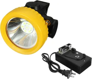 10W Super Bright Head Mounted Coal Mine Light, 2200Mah LED Cordless Rechargeable Helmet Coal Mine Light Suitable for Camping and Nighttime Walking