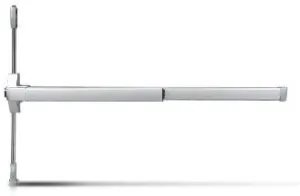 1200UL Series UL Listed Vertical Rod Two Point Latch Rim Stainless Steel Surface Mount Panic Exit Bar