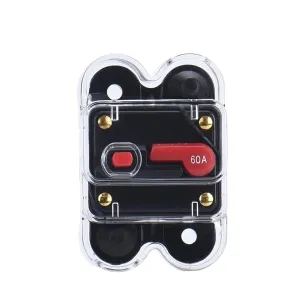 12V 24V DC Protection Circuit Breaker 30A 40A 50A 60A 80A 100A 150A 200A 250A 300A Auto Audio Fuse Holder for Solar Power(300A)