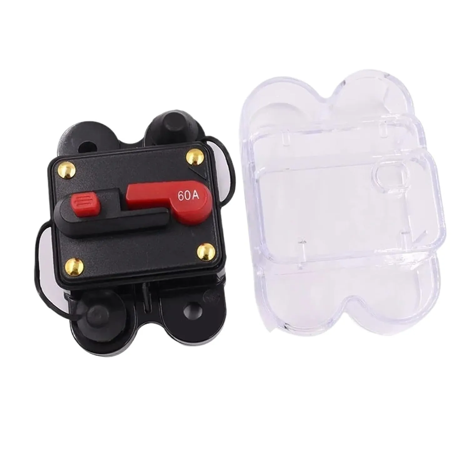 12V 24V DC Protection Circuit Breaker 30A 40A 50A 60A 80A 100A 150A 200A 250A 300A Auto Audio Fuse Holder for Solar Power(300A)