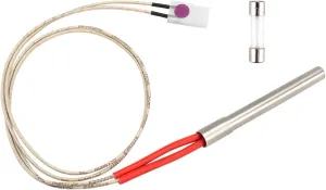 16801-20B Hot Rod Ignitor Kit Compatible with Oklahoma Joe's Rider 600 900 Combo DLX Pellet Grill Hot Igniters, Fuses 200W 120V Temperatures UP to 1,200°F