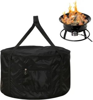 19-Inch Outdoor Fire Pit Organizer, Compatible with Outland Firebowl Propane Gas Fire Pit