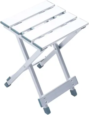 1pc Lightweight Aluminum Alloy Folding Chair Portable Camping Stool for Outdoor Activities Versatile Picnic Chair with Sturdy Construction for Home and Travel