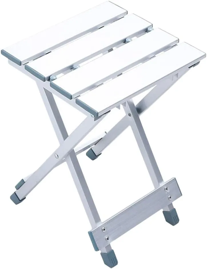 1pc Lightweight Aluminum Alloy Folding Chair Portable Camping Stool for Outdoor Activities Versatile Picnic Chair with Sturdy Construction for Home and Travel