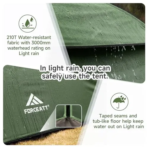 2 Person Backpacking Tent,Easy Setup Dome Tent,Lightweight Portable Camping Tent
