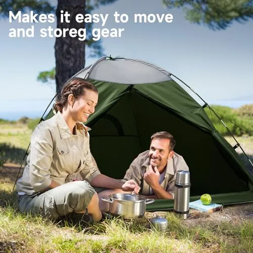 2 Person Backpacking Tent,Easy Setup Dome Tent,Lightweight Portable Camping Tent