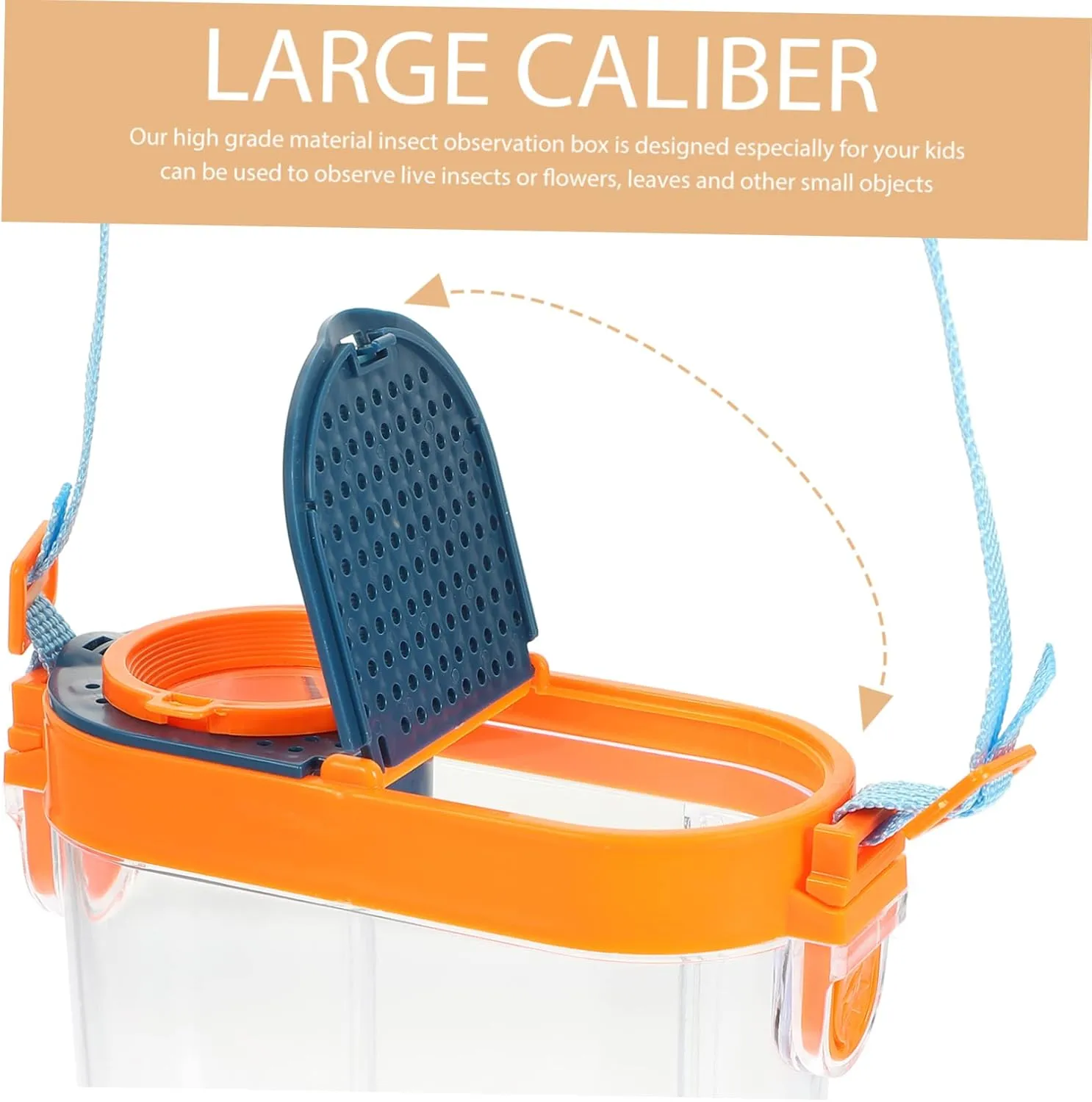 2 Sets Display Case Catcher Cage Observation Box Magnifier for Boys and Girls