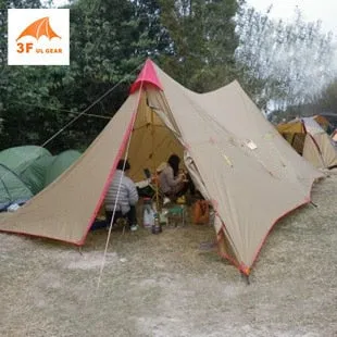 3F Camping GEAR Exquisite All-in-one solution Tent 8-12 UL Person Outdoor