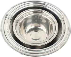 5-pc Stainless Steel Rice Bowl Set Outdoor Bbq Tableware Portable Camping Bowl Soup Serving Bowls Smooth-mouthed Family-size