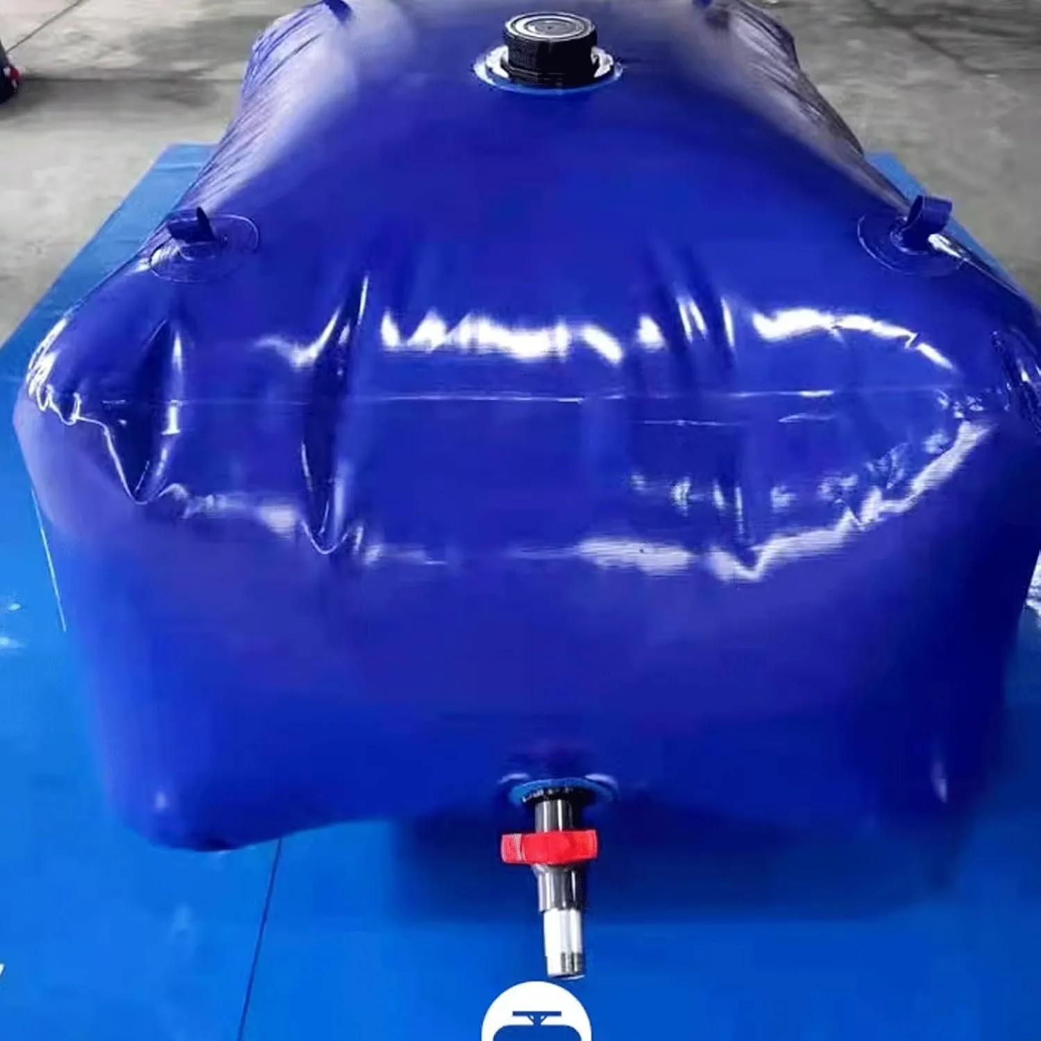 500 Gallon Water Tank, Light Weight Small Size Watertight, and Can Be Used Repeatedly, Bladder Tank for Drought Resistance, Fire Prevention, Emergency Water (Size : 80 * 43 * 34cm)