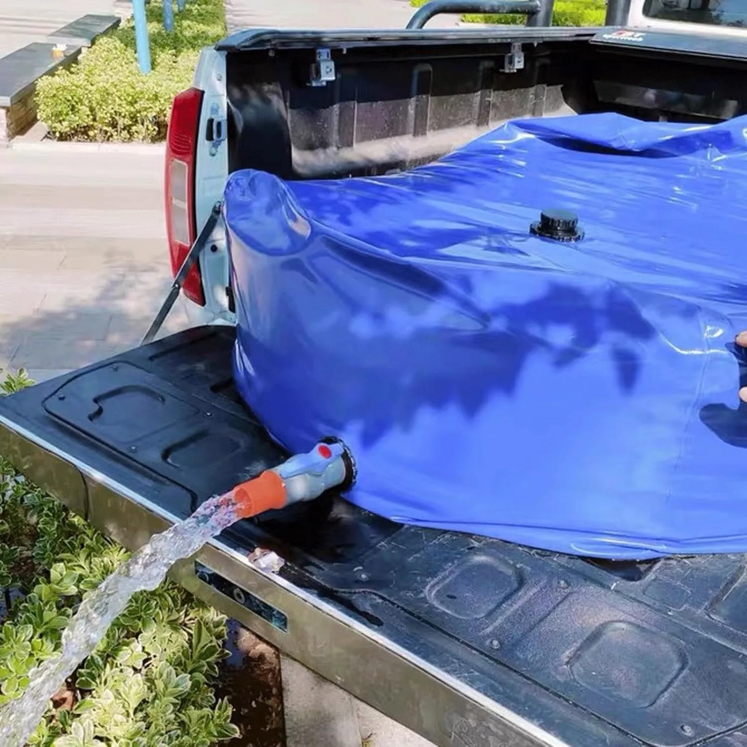 500 Gallon Water Tank, Light Weight Small Size Watertight, and Can Be Used Repeatedly, Bladder Tank for Drought Resistance, Fire Prevention, Emergency Water (Size : 80 * 43 * 34cm)
