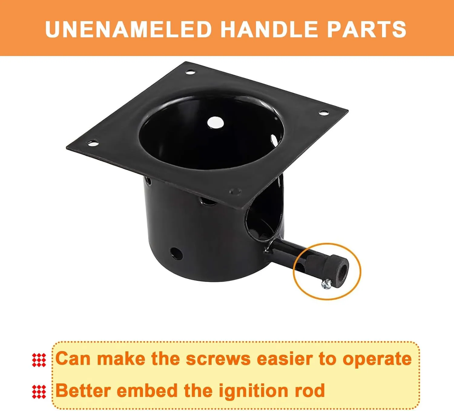 74254 Fire Burn Pot for Austin XL Pit Boss Parts,Pit Boss Pro SER 820-PS1 (Lowes),Traeger Fire Pot Replacement Traeger Ironwood 885, for Traeger,Most Pit Boss & Camp Chef Pellet Grills,Porcelain Steel