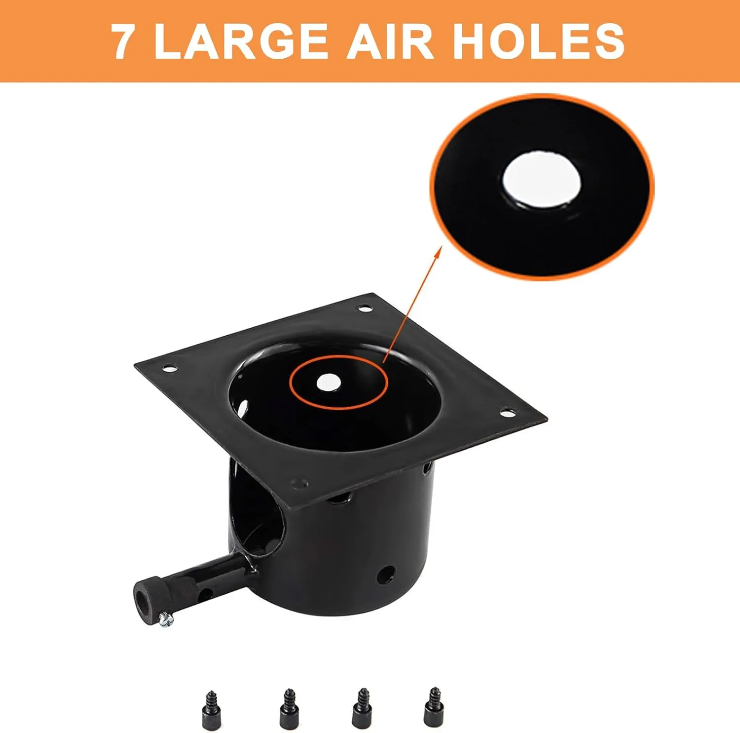 74254 Fire Burn Pot for Austin XL Pit Boss Parts,Pit Boss Pro SER 820-PS1 (Lowes),Traeger Fire Pot Replacement Traeger Ironwood 885, for Traeger,Most Pit Boss & Camp Chef Pellet Grills,Porcelain Steel