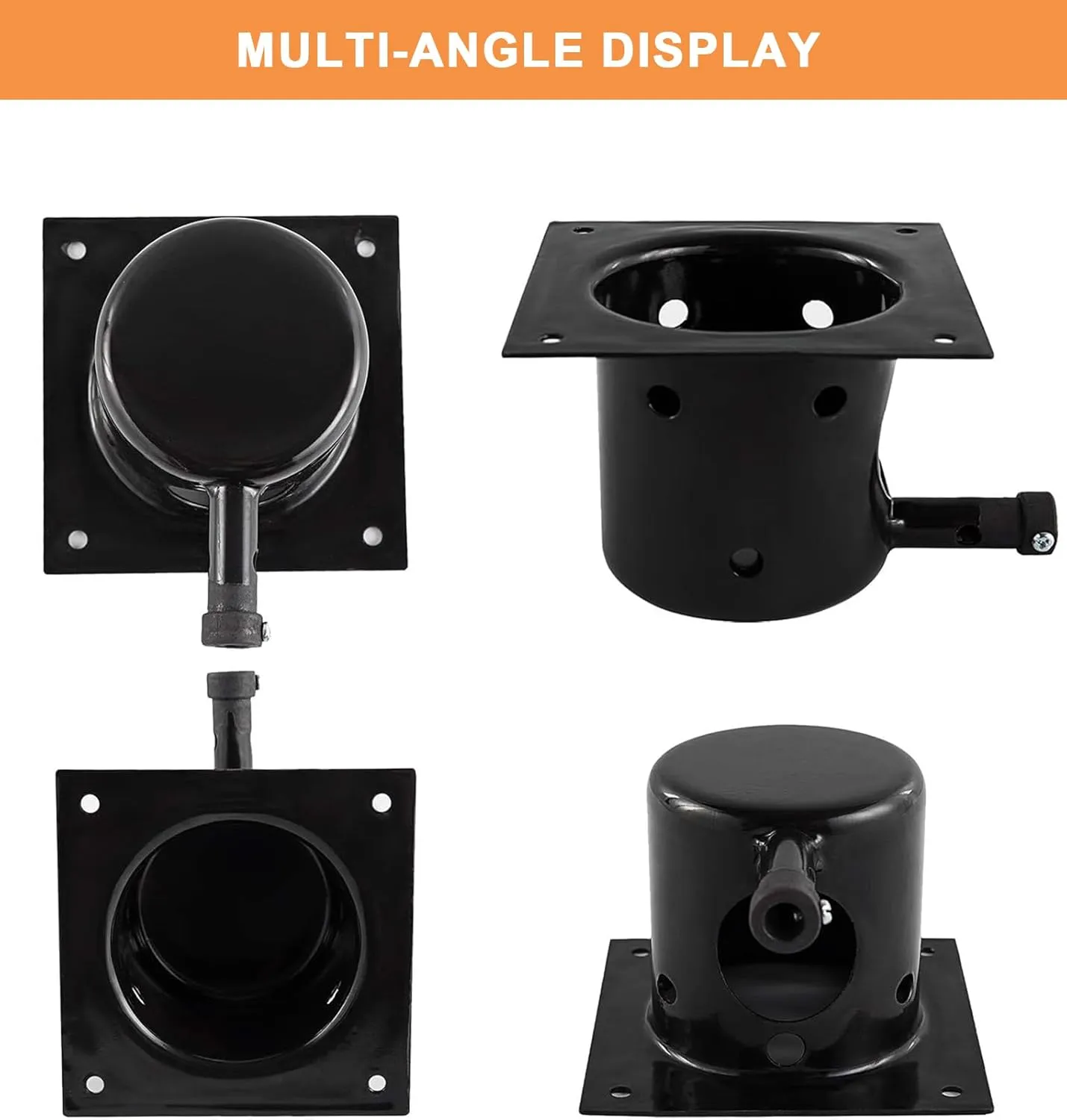 74254 Fire Burn Pot for Austin XL Pit Boss Parts,Pit Boss Pro SER 820-PS1 (Lowes),Traeger Fire Pot Replacement Traeger Ironwood 885, for Traeger,Most Pit Boss & Camp Chef Pellet Grills,Porcelain Steel
