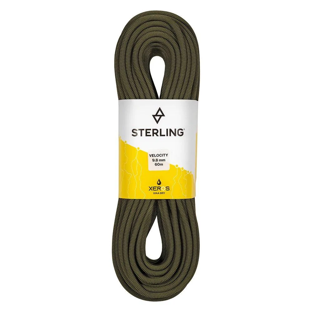 9.8mm Velocity Climbing Rope - STERLING ROPE