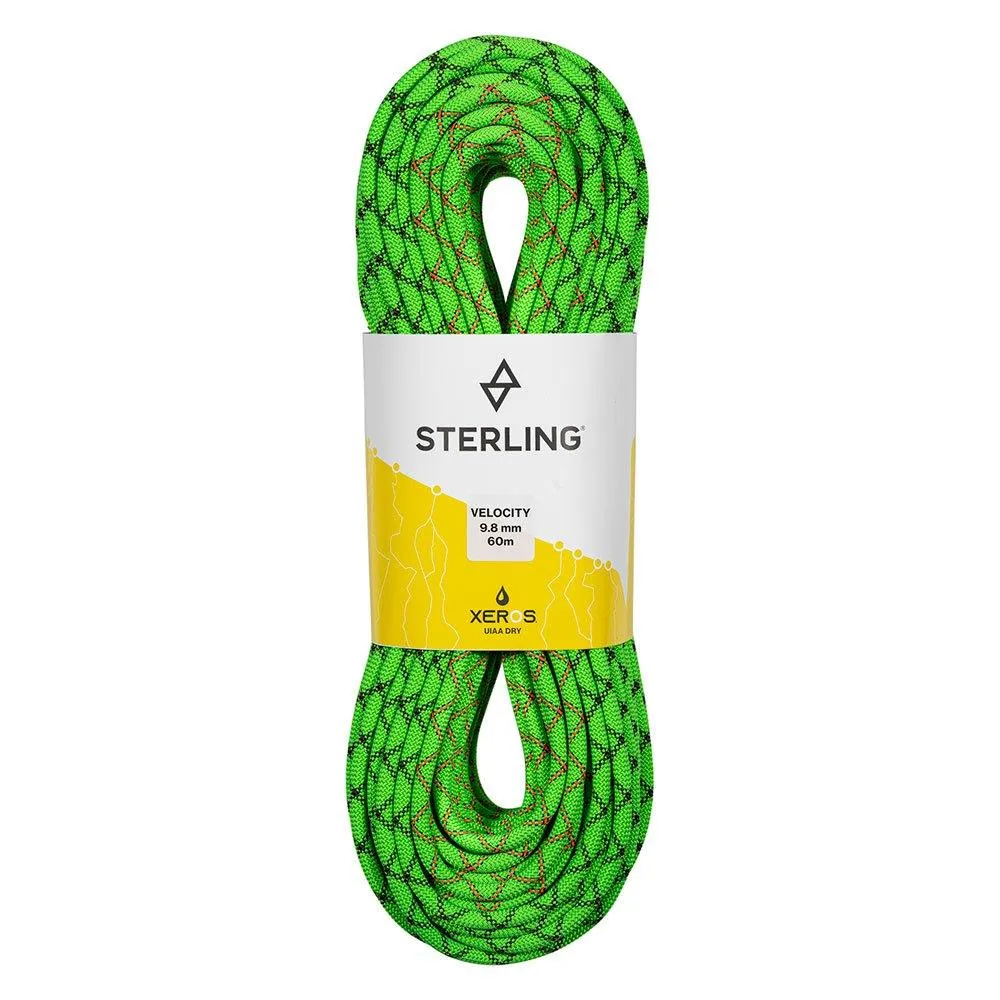 9.8mm Velocity Climbing Rope - STERLING ROPE