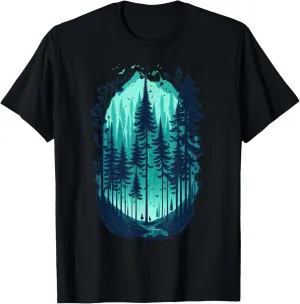 Adventure Hiking Mountain Forest Graphic T-Shirt