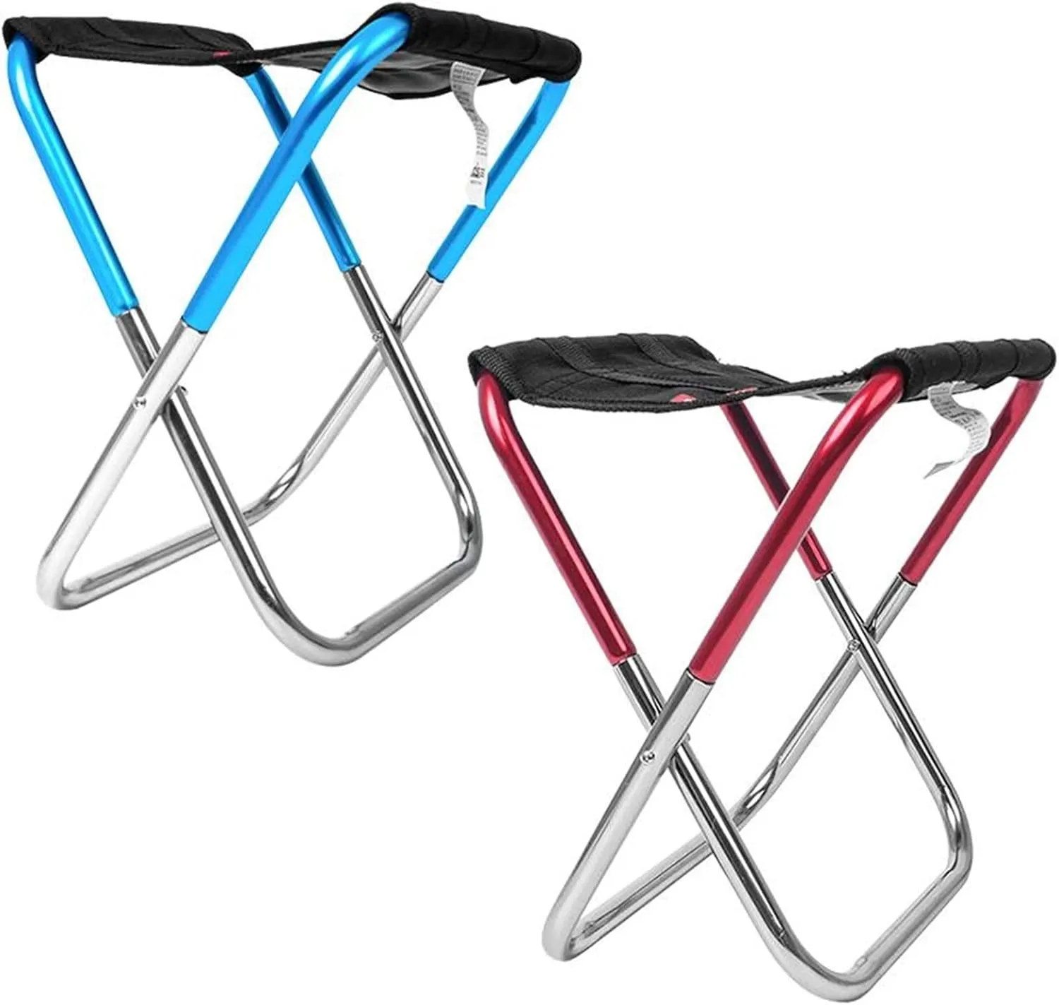 AISHANBAIHUODIAN Outdoor Folding Chair Simple Folding Mini Stool Portable Camping Fishing Train Stool Camp Chair (Color : Blue)