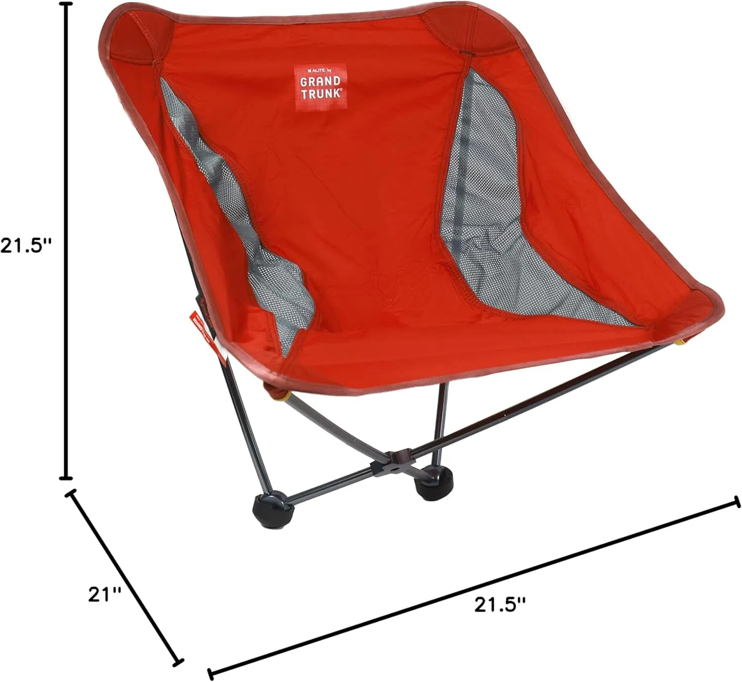 Alite by Grand Trunk Monarch Chair – Ultra-Lightweight & Portable Rocking Camping Chair, Quick Setup, Durable Aluminum Frame for Hiking, Backpacking, Fishing & Beach (Clay Red)