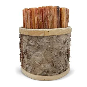 All-Natural Pine Wood Fatwood Firestarter for Fireplace, Chimeneas, Grill or Pellet and Wood Stoves, 5-Pound Birch Bucket