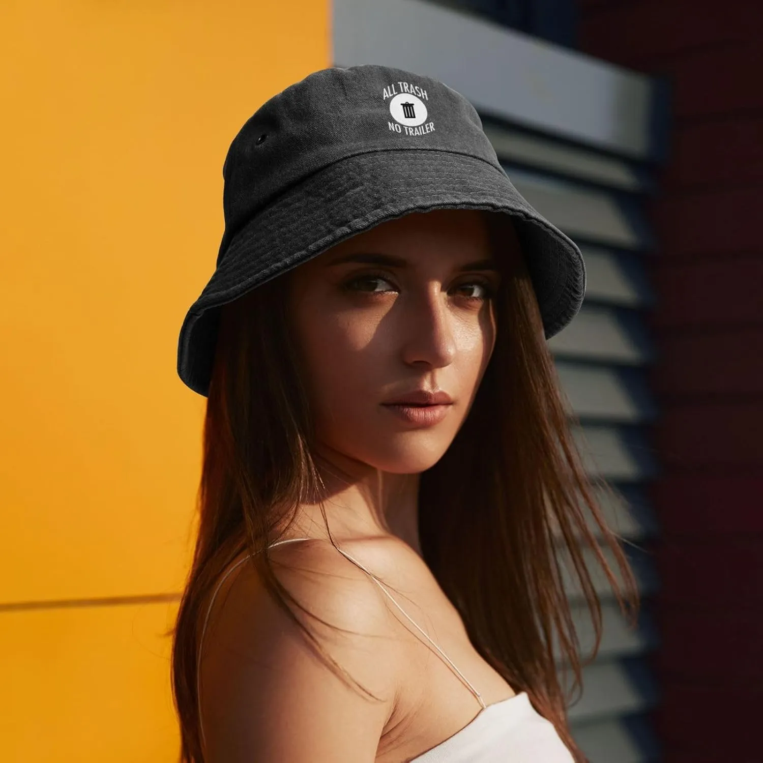 All Trash No Trailer Woman Mens Fisherman Hat Bucket Hat