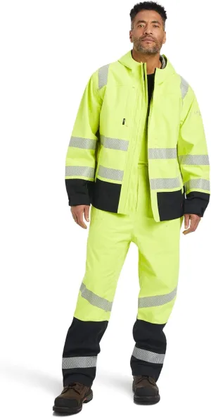 Ariat Men's FR Hi-Vis Hooded Waterproof Jacket