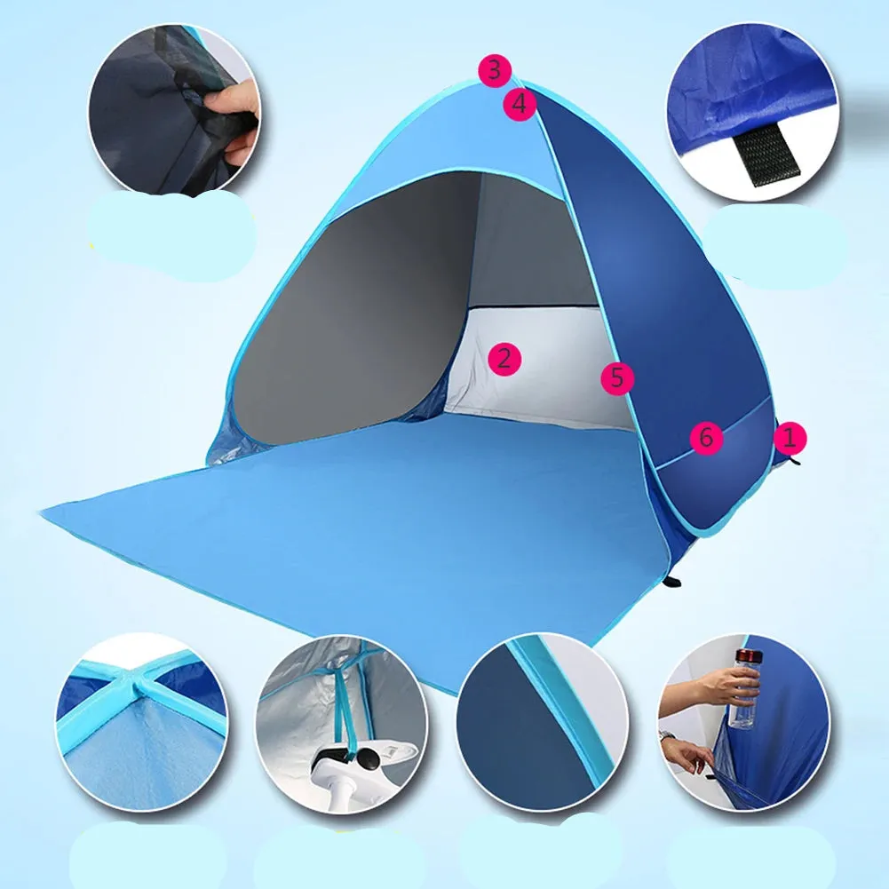Automatic Instant Pop Up Beach Tent Lightweight Outdoor