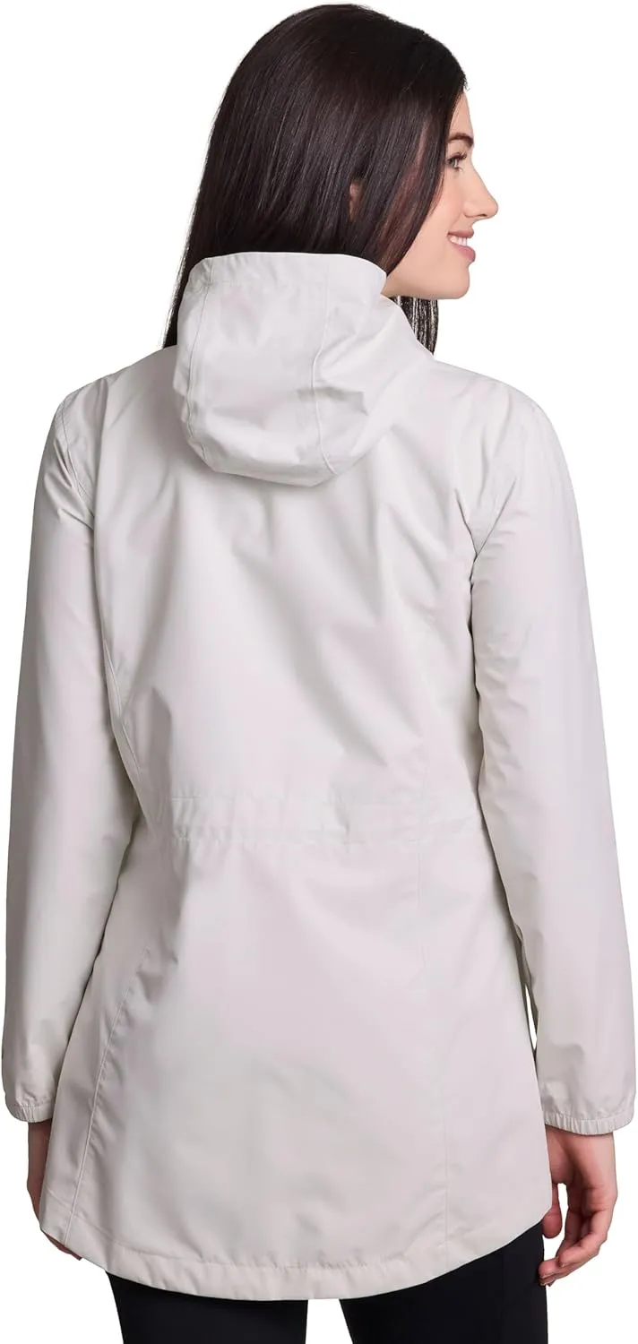 Avalanche Women's Casual Hooded Soft Shell Lightweight Rain Jacket With Pockets