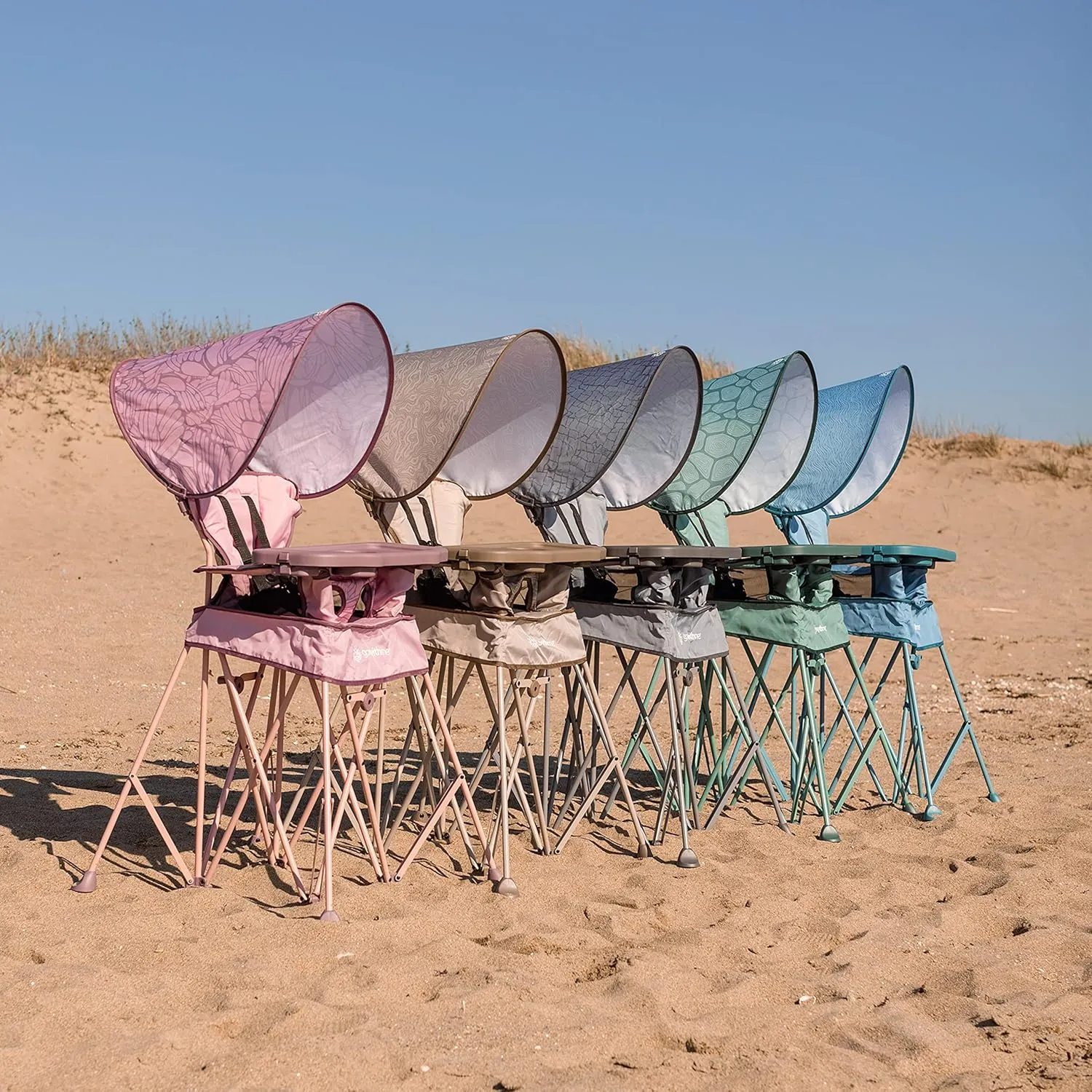 Baby Delight Go with Me Uplift Deluxe Portable High Chair | Travel High Chair | Sun Canopy | Indoor and Outdoor | Canyon Rose