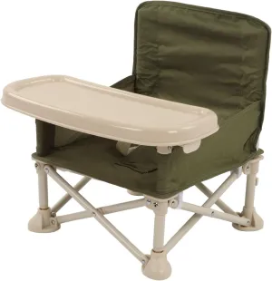 Baby Picnic Chair Dining Portable Infant Training Chair Outside Foldable Safety Belt High Reliability for Nursling Trottie (Upgraded Green)