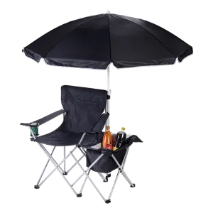 Barron BR0049 - Camping Chair with Umbrella and Cooler