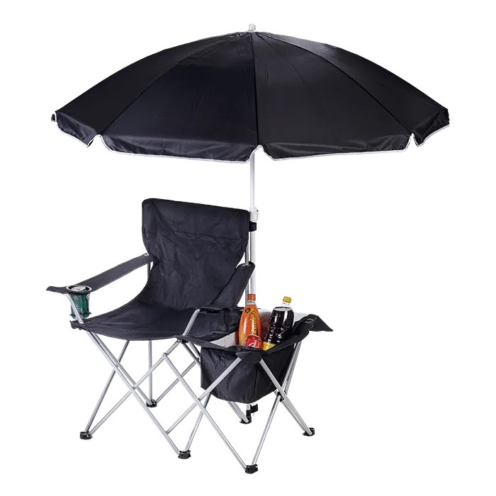 Barron BR0049 - Camping Chair with Umbrella and Cooler