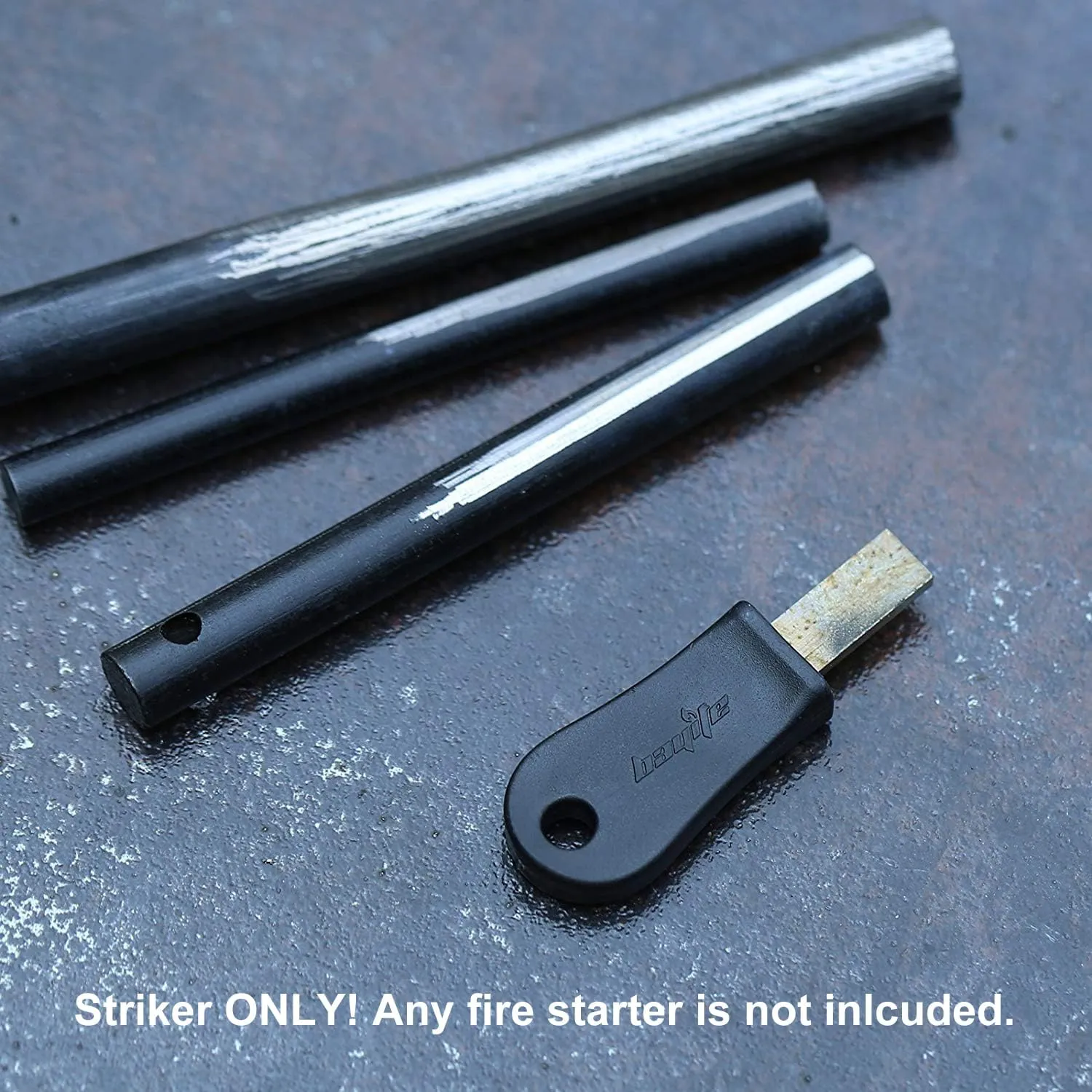 bayite Pack of 3/5/10 Striker-Pro High Speed Steel Striker for Ferro Rod Fire Starter