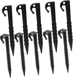 BESPORTBLE 25pcs Heavy Duty Outdoor Tent Pegs Ground Stakes for Camping Garden and Tarp Use and Lightweight Stakes for Easy Installation