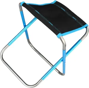 BESPORTBLE Mini Folding Stool for Camping Beach Fishing BBQ Compact and Portable Blue
