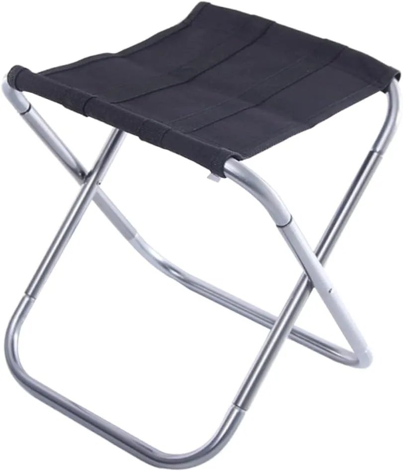 BESPORTBLE Outdoor Folding Stool Aluminum Alloy Compact Camping BBQ Portable Lightweight Rest Seat