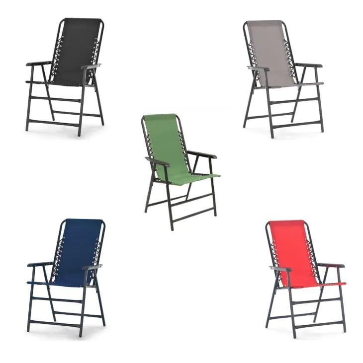 Bungee Oxford Folding Chairs