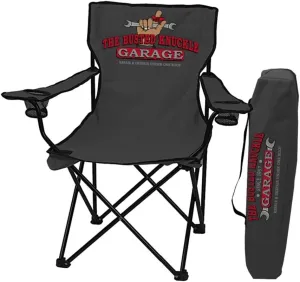 Busted Knuckle The Folding Outdoor Lawn Chair, Camping Sports Events. BKG-70065