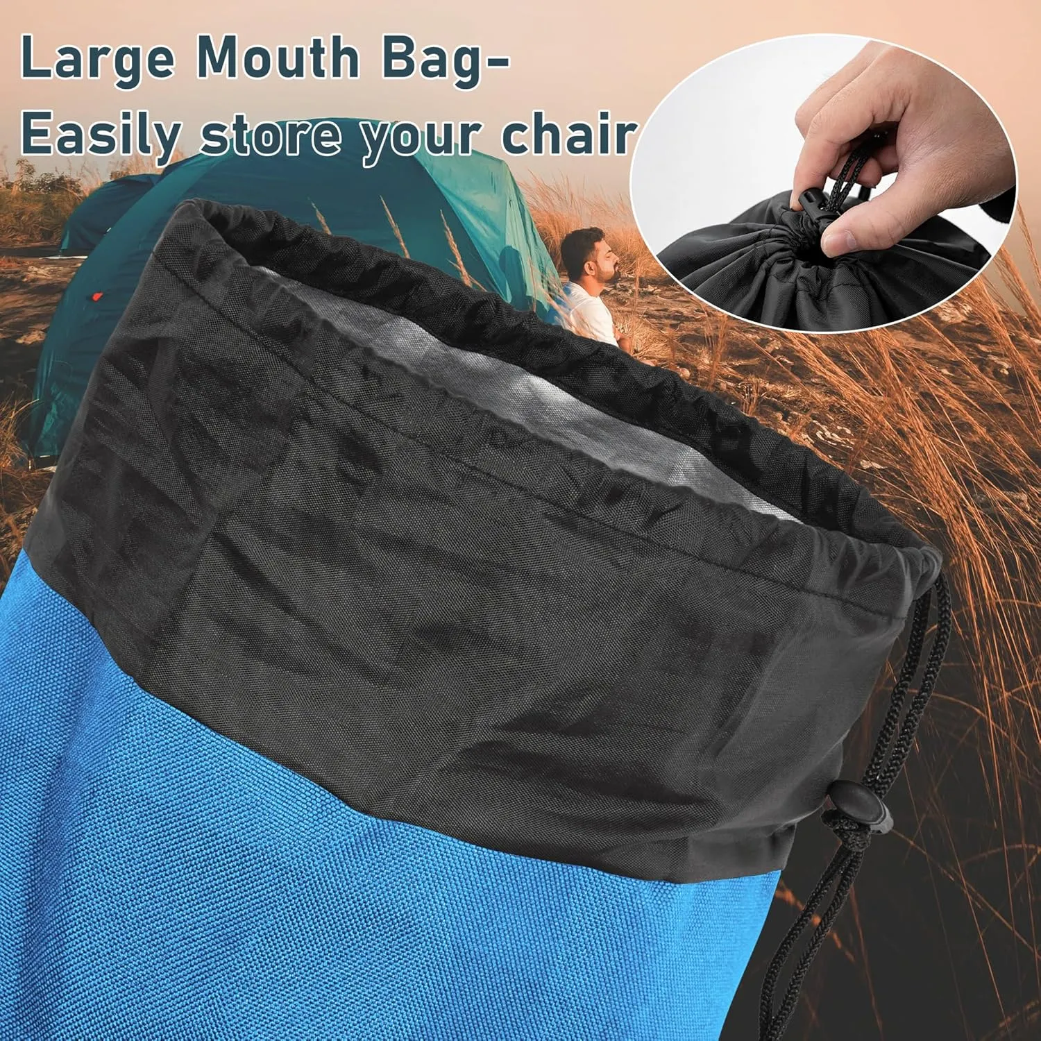 Camp Chair Replacement Bag Outdoor Folding Chair Carrying Bag with Shoulder Strap Heavy Duty Chair Bag