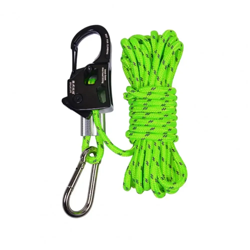 Camping Accessories Durable Aluminum Alloy Tent Rope Tensioner for Lightweight Portable Camping Gear Strong for Outdoor