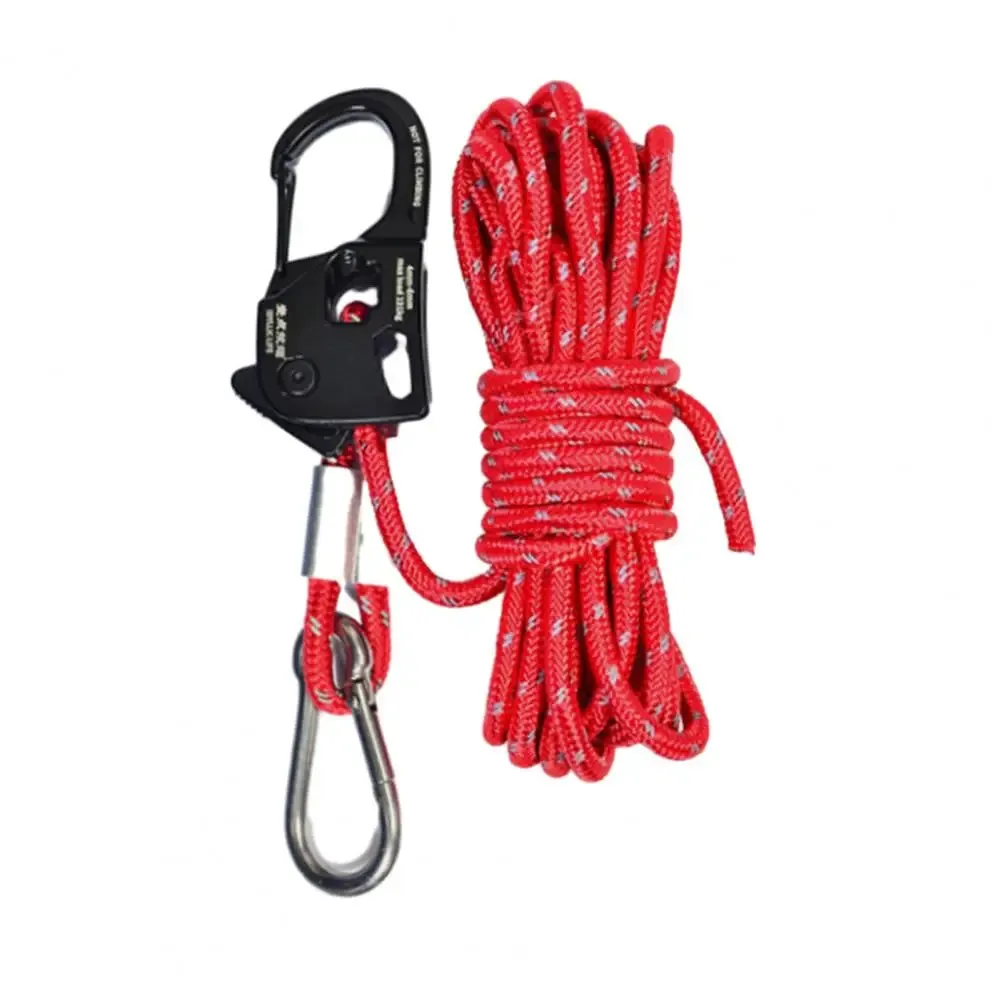 Camping Accessories Durable Aluminum Alloy Tent Rope Tensioner for Lightweight Portable Camping Gear Strong for Outdoor