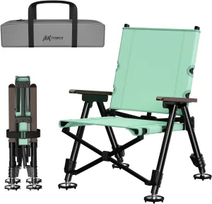 Camping Chair 400LBS Support, Lawn Chairs with a Carrying Bag, Foldable,Portable,Outdoor Folding Chair with Spring Legs for All Terrains Camping,Beach,Backyard & More,Camp Chair Fishing Gifts for Men