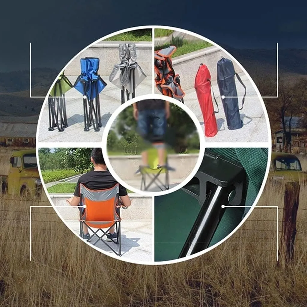 Camping Chair Fishing Chair Folding Chairs Camping Folding Padded Deck Chair Backchair Beach Chair Fishing Chair Portable Lounge Chair Outdoor Armchair with Cup Holder Lawn Chairs Outside (Color : B