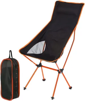 Camping Chair Folding Chairs Lawn Chairs Portable Lightweight Folding Camp Chairs With Storage Bag, Aluminum Alloy Fishing Seat For Hiking Travel Picnic Folding Chair Camp Chair Moon Chair ( Color : O