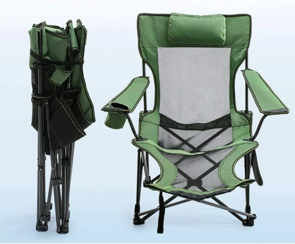 Camping Chair Outdoor Fishing Chair Outdoor Camping Chair Folding Chair Recliner Break Relax Lounger Chairs Garden Balcony Fishing Hiking Folding Chairs for Outside Portable