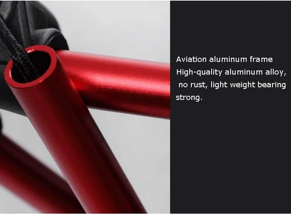 Camping Chairs Portable Camping Chair Outdoor Lightweight Aluminum Moon Chair Leisure Camping Fishing Chair Folding Stool Portable Folding Chair (Color : B)