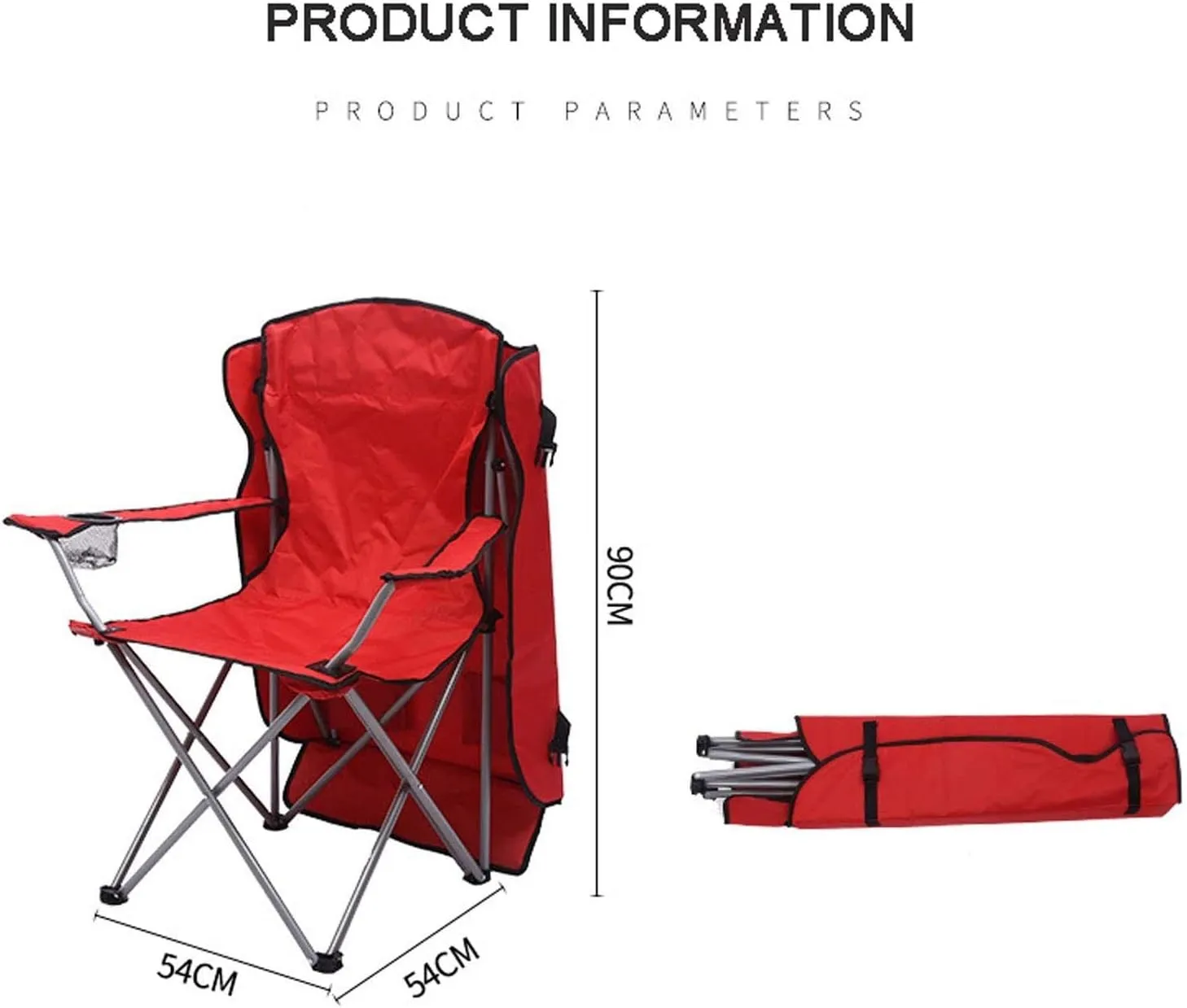 Camping Chairs with Shade Canopy Chair, Breathable and Sunscreen Oxford Fabric Folding Camp Recliner for Outdoor Beach Camp Park Travel (Maximum Load 150Kg),Light Blue (Color : Dark Blue)