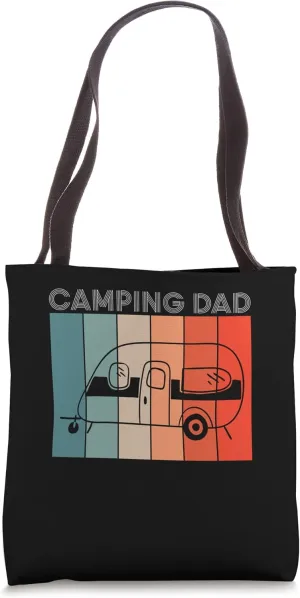 Camping Dad Caravan Motorhome Camper Tote Bag